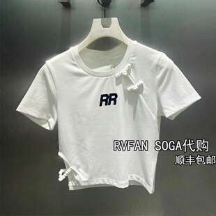 REVANYAYA芮范雅2024夏季 中式 盘扣短袖 t恤上衣女RW31001048 新款