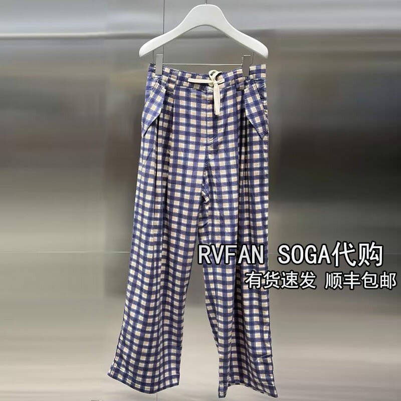 REVANYAYA芮范雅2026夏季新款阔腿裤牛仔裤女休闲长裤子R31302177