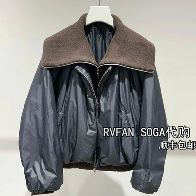 REVANYAYA芮范雅2025冬季新款轻薄保暖羽绒服女士面包服短款外套