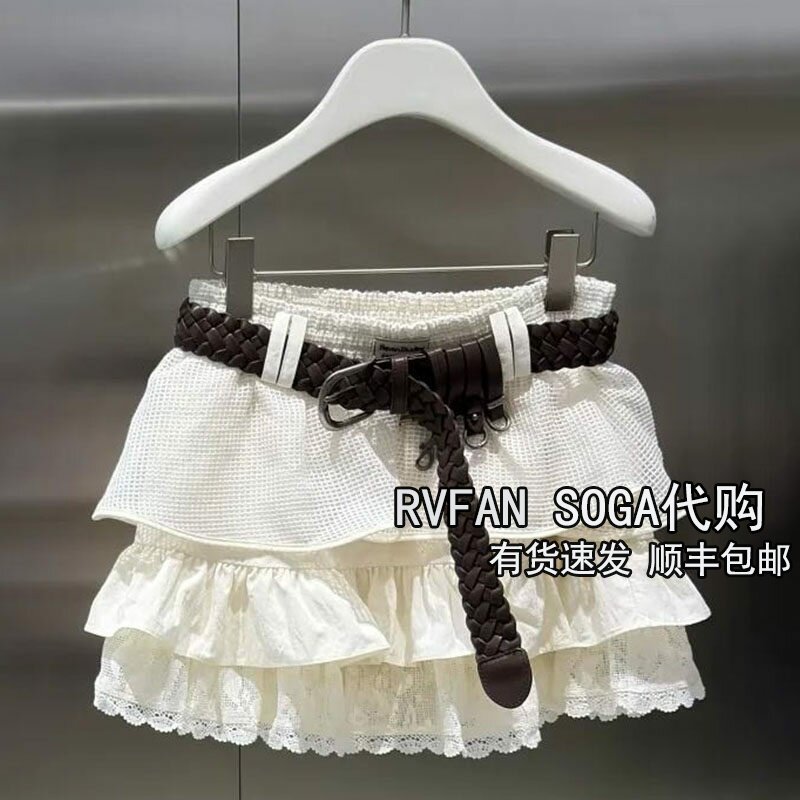 REVANYAYA芮范雅2026夏季新款高腰蛋糕短裙女A字半身裙R31501031