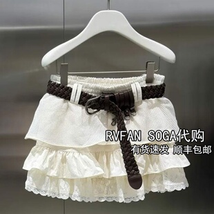 REVANYAYA芮范雅2026夏季 高腰蛋糕短裙女A字半身裙R31501031 新款