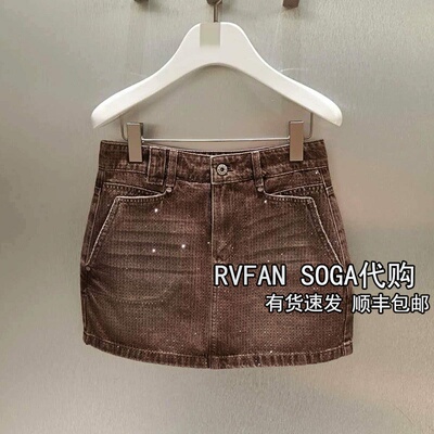 REVANYAYA芮范雅2026夏季新款小个子牛仔半身裙女短裙子R31502043