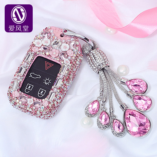 适用沃尔沃钥匙包壳套XC60汽车真皮V60扣S60L女V40/V90/S90/XC90