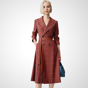 时髦阔太太气质流行春款风衣女中长款2026年新款收腰显瘦大衣外套