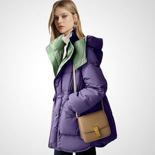 【清仓】特价断码连帽立领印花纯色拉链反季保暖防寒外套羽绒服