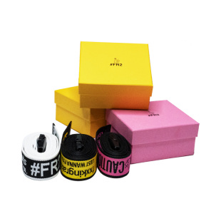 fr2腰带玫红色新款 日潮街头字母百搭编织潮牌皮带帆布男女通用