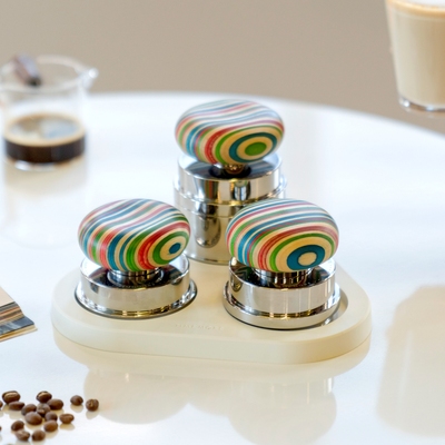 泰摩蘑菇系列 意式恒力压粉锤 咖啡布粉针 意式咖啡机布粉器套装