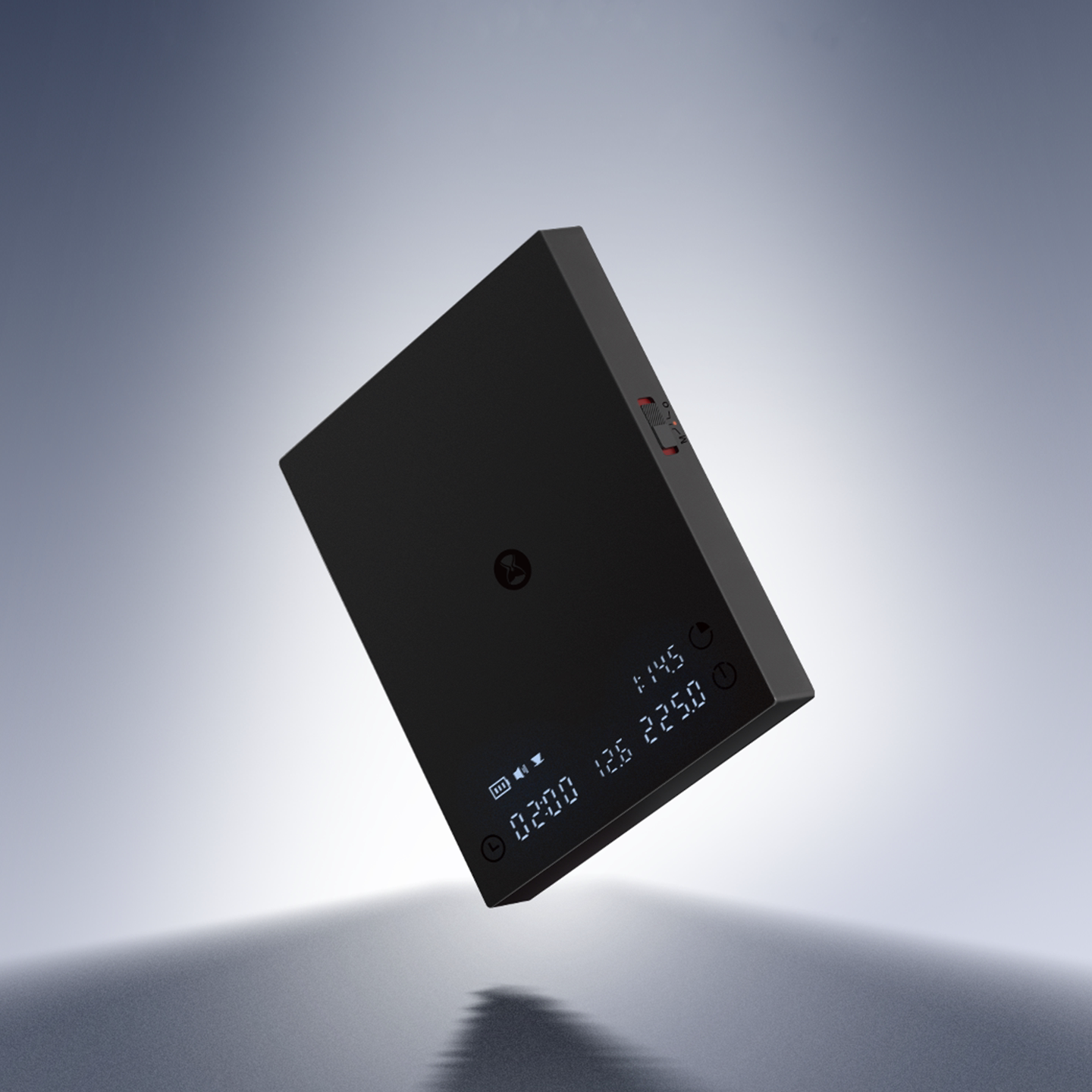 泰摩黑镜BASIC3咖啡电子秤 意式手冲器具专用 咖啡豆克称称重计时