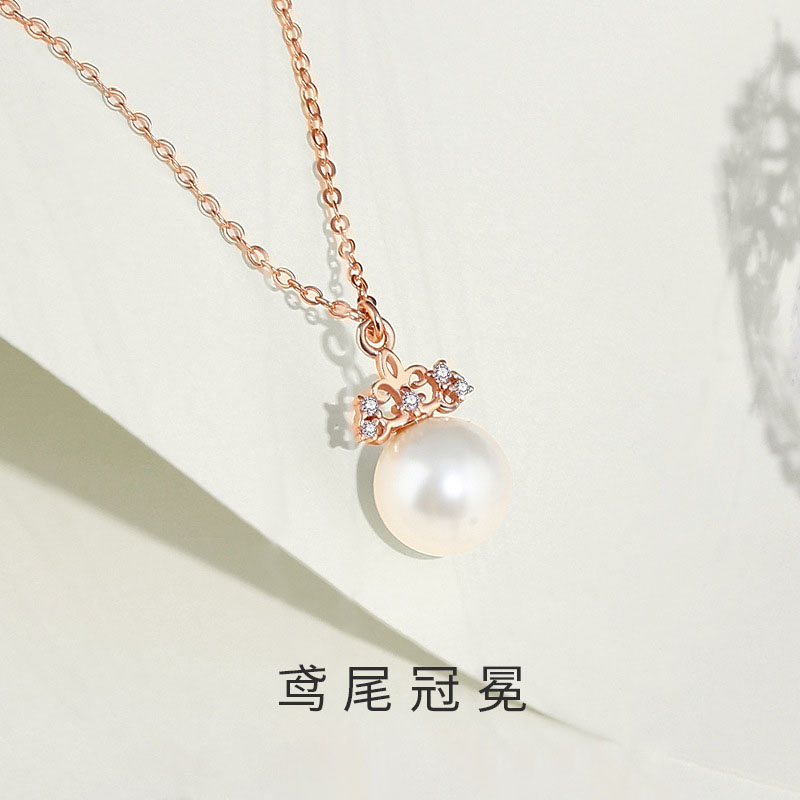 森系锁骨链925纯银吊坠