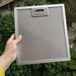 适用林内烟机过滤网CXW218-U抽油烟机过滤网 不锈钢扣双面五层网