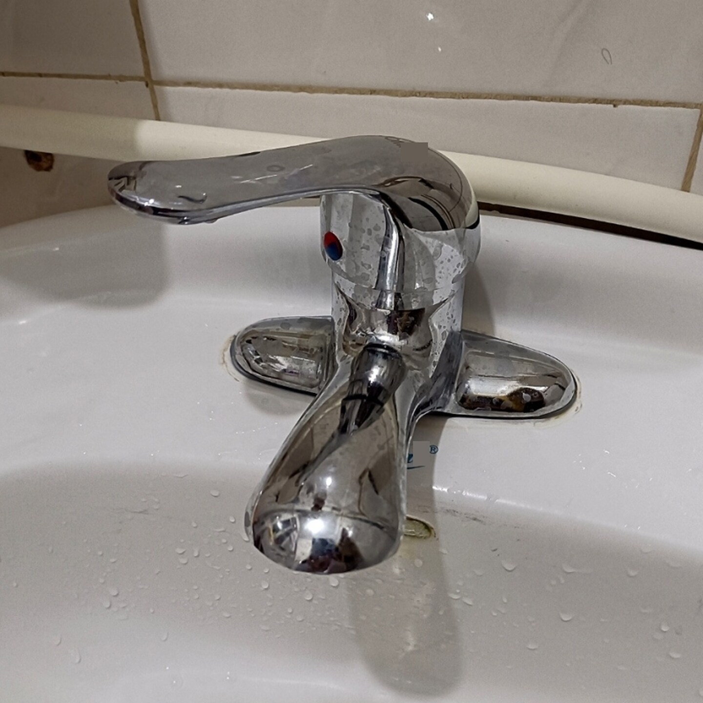 面盆混水阀全铜洗脸盆水龙头双孔家用台盆卫生间洗手盆冷热浴室