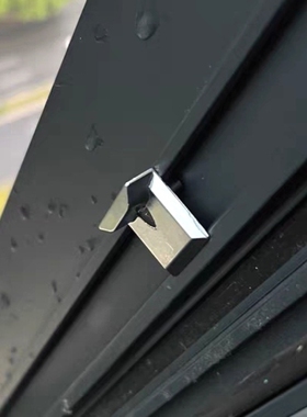 老款连杆传动窗框内开窗锁碰配套内外开断桥铝锁座挡块窗户平开窗