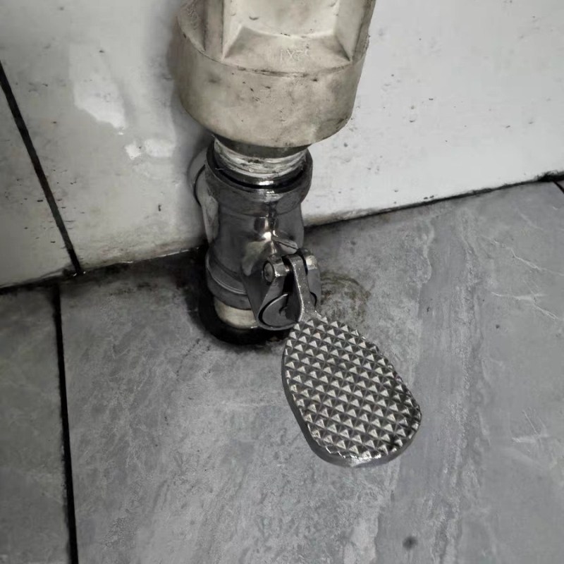 全铜开关大便池延时蹲坑冲水阀自闭卫生间冲洗阀脚踏阀脚踏式