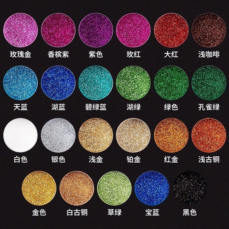 细闪粉diy材料亮片滴胶AB模具树脂uv胶油麻将填充物创意饰品as68