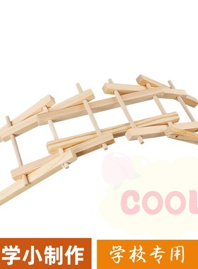 科技小制作科学实验diy倍力桥儿童小学生小发明手工自制材料as09