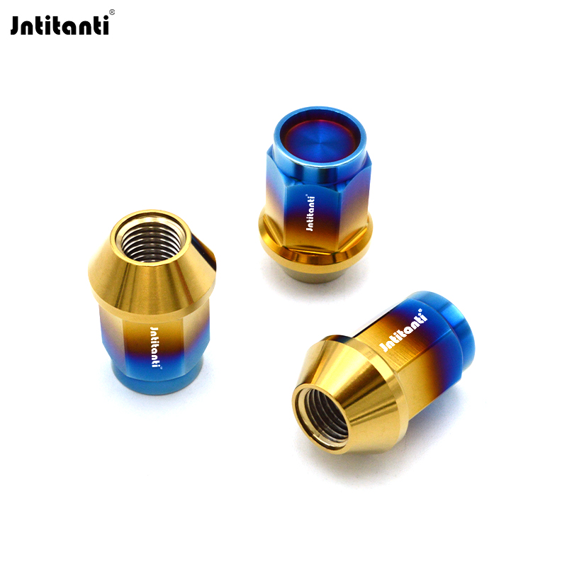 Jntitanti改装车钛合金轮毂螺丝螺帽螺母M12*1.5mm适用起亚丰田