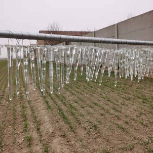 仿真冰柱影视冰溜子冰雪展示冰凌置景冰挂冰柱透明装饰不化假冰凌