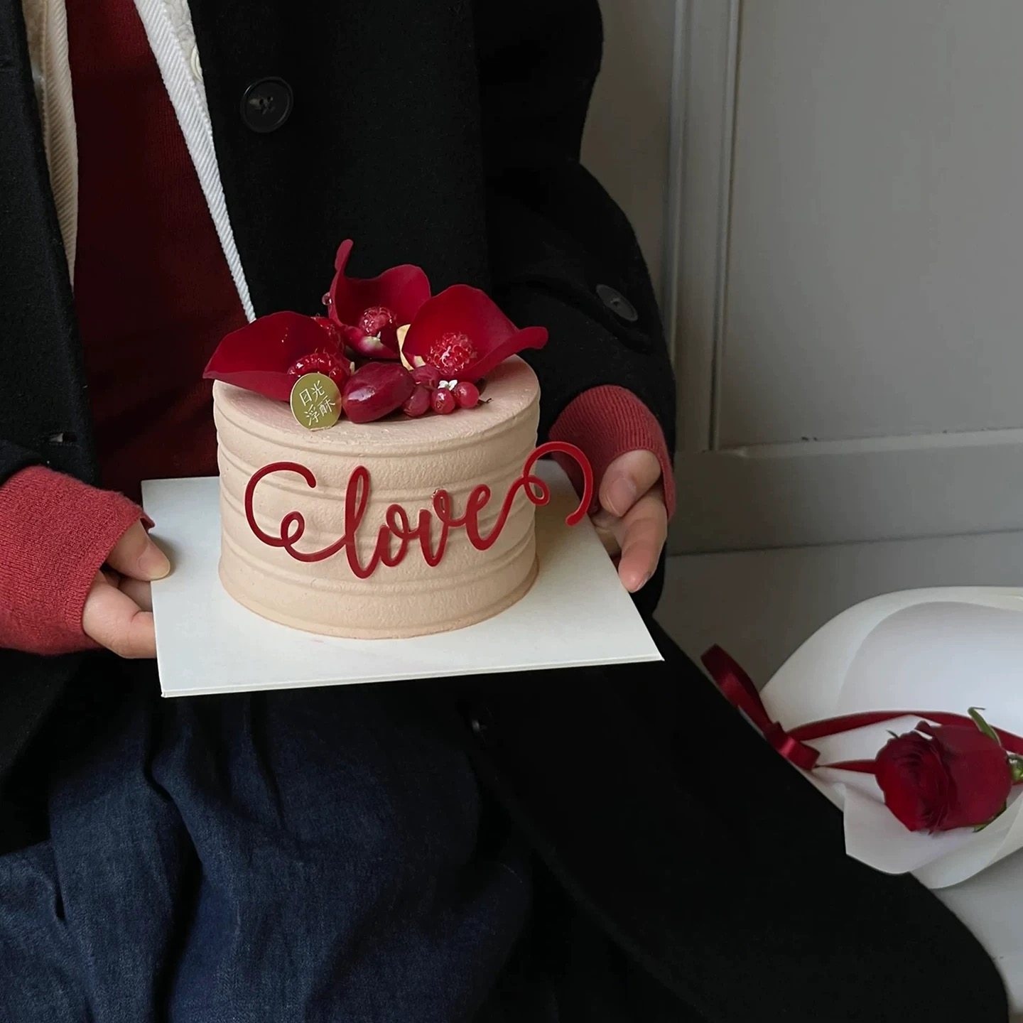 网红2.14情人节蛋糕装饰摆件情侣节日红色love亚克力烘焙插件插牌,节庆用品/礼品,节日装扮用品,淘宝优惠券,粉丝福利购,淘宝优惠卷