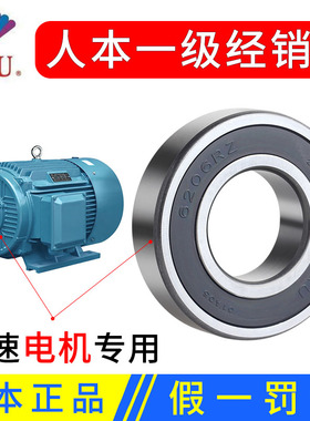 6200-2rz人本轴承正品6201 6202 203 6204 6205 6206电机轴承6308