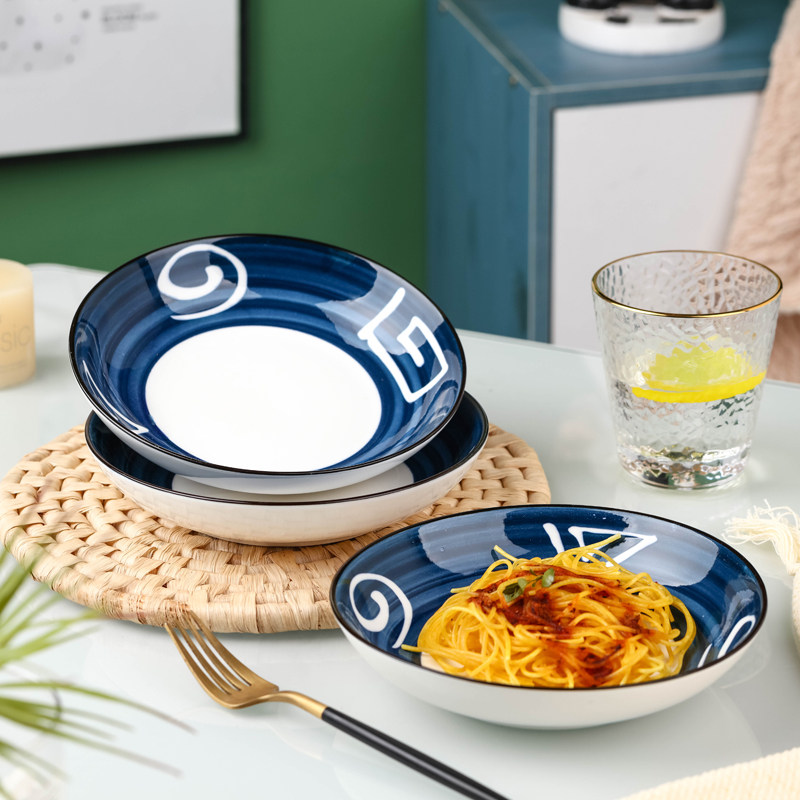 陶瓷盘子菜盘家用碟子餐盘创意水果盘点心盘可微波炉餐具,餐饮具,盘,淘宝优惠券,粉丝福利购,淘宝优惠卷