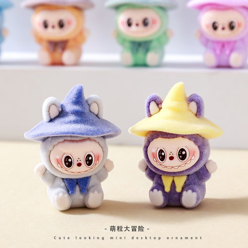 可爱卡通植绒公仔桌面小摆件