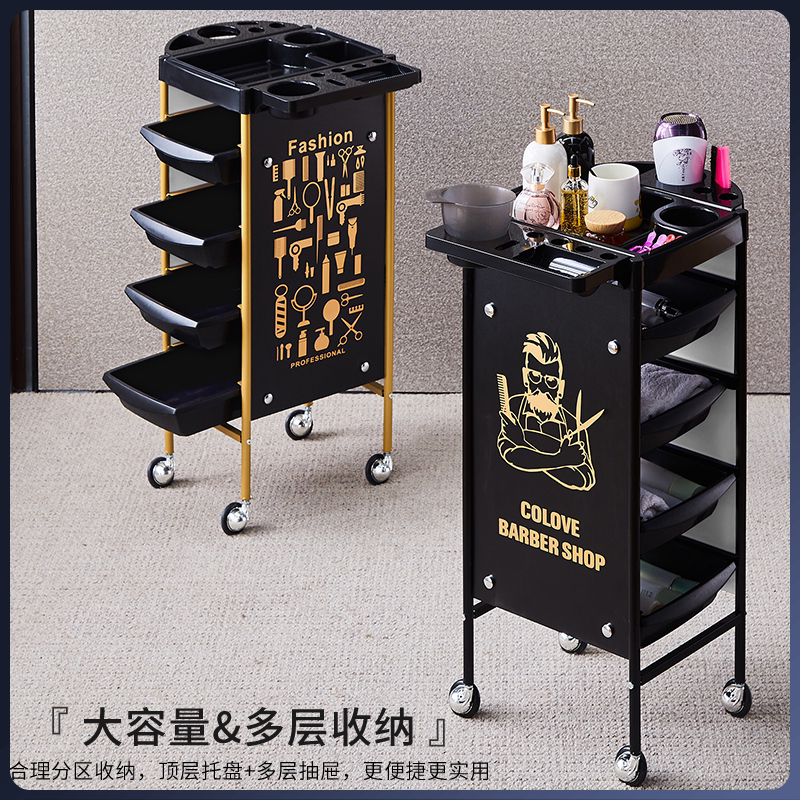 美佰隆美发工具车可折叠静音滑轮