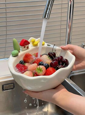 零食水果盘家用礼物盘摆放2026新款客厅乔迁点心陶瓷盘干果盘茶几