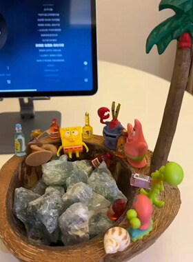 海绵宝宝椰子香薰diy礼物送朋友