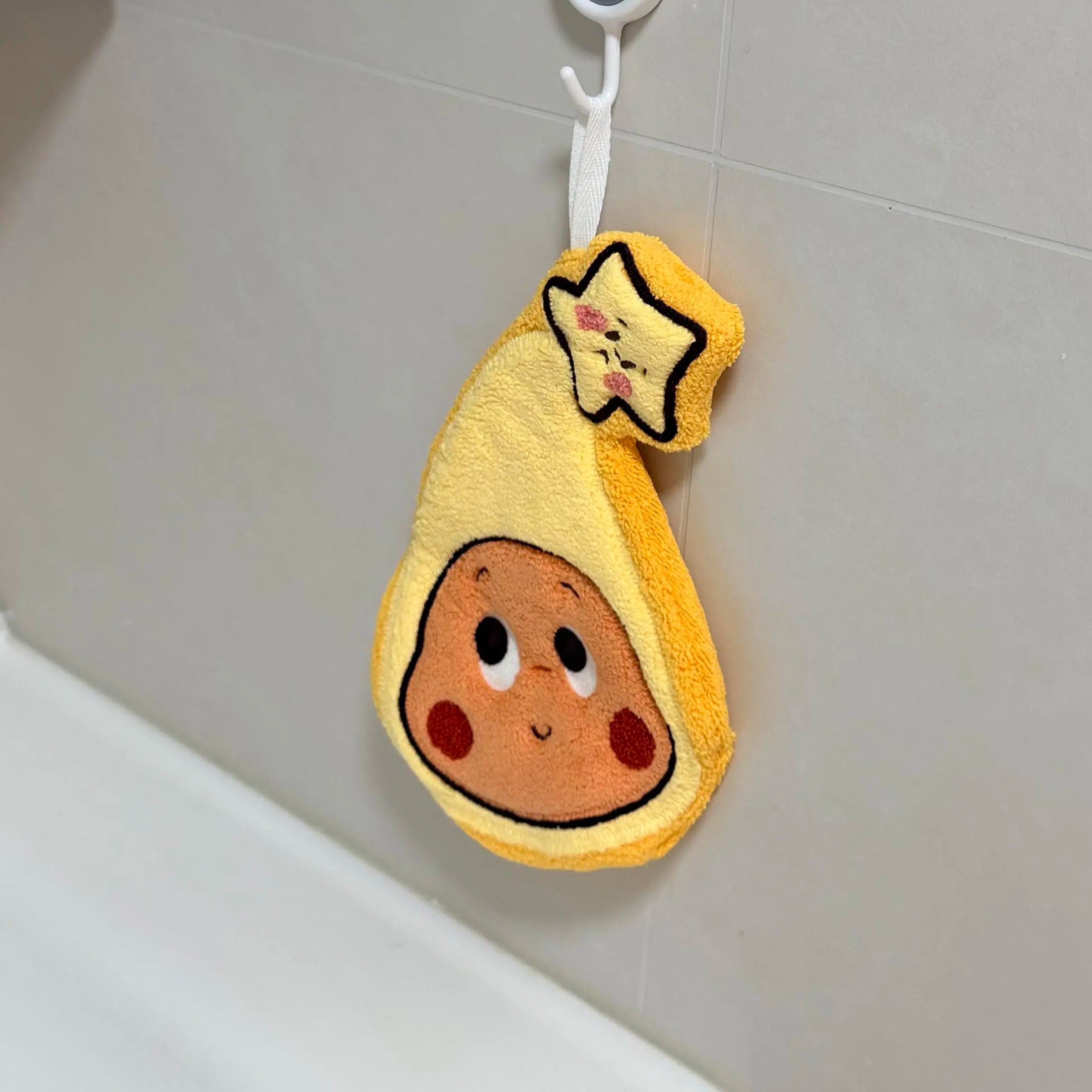 可挂式珊瑚绒擦手巾超强吸水