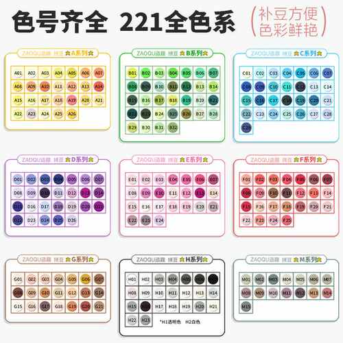 造趣250g袋装拼豆补充包221色DIY