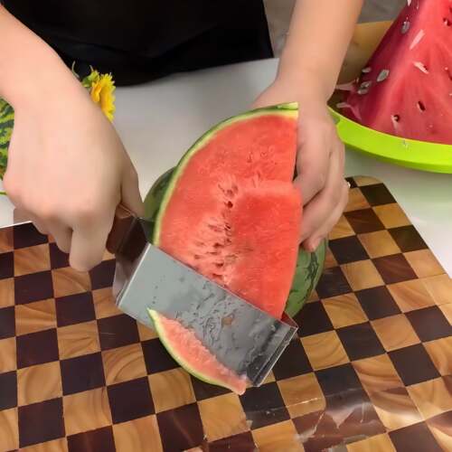 【切西瓜神器】水果分割器家用不锈钢西瓜刀切割刀三角形切块器