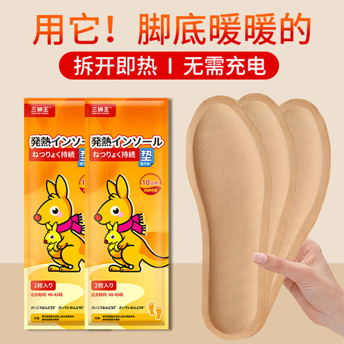 三狮王发热鞋垫保暖10小时