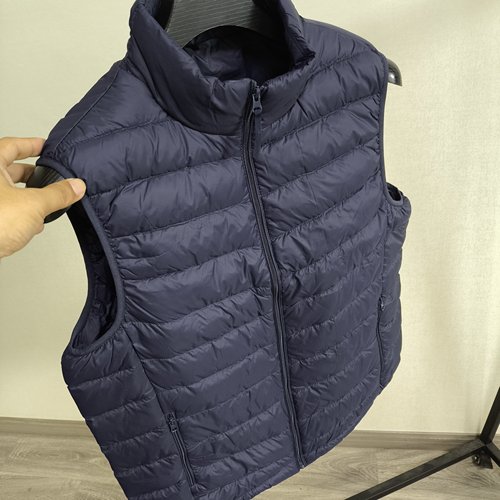 品牌撤柜余单冬季新款男士经典百搭轻薄保暖立领羽绒服马甲背心潮