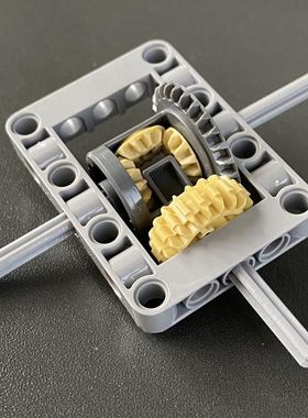 兼容乐高积木差速器62821 6573科技6589零件565413 65414 32270型