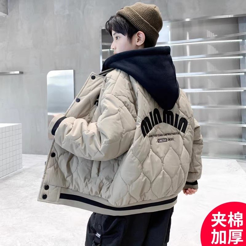 男童秋冬夹棉加厚双面穿外套2025新款秋装中大儿童冲锋衣款秋季潮,童装/婴儿装/亲子装,普通外套,淘宝优惠券,粉丝福利购,淘宝优惠卷