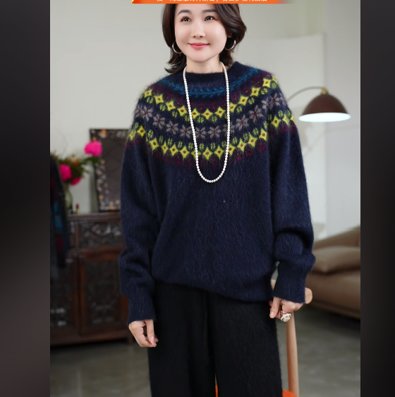 【何仙儿】巅峰之作100%牦牛绒 菲尔岛系1125810