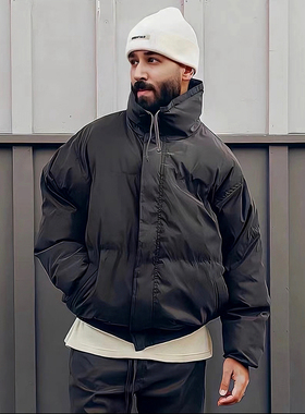 FOG ESSENTIALS高街潮牌棉衣加厚羽绒棉服美式大码棉袄情侣外套男