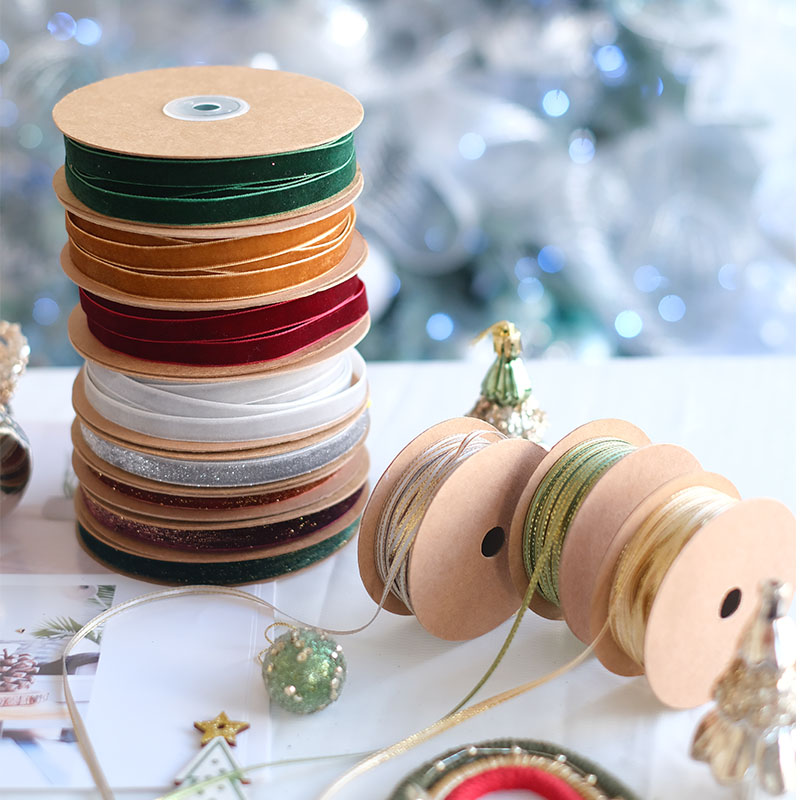 BG圣诞丝绒带缎带华丽质感