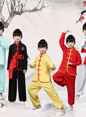 儿童六一演出服长短袖练功服