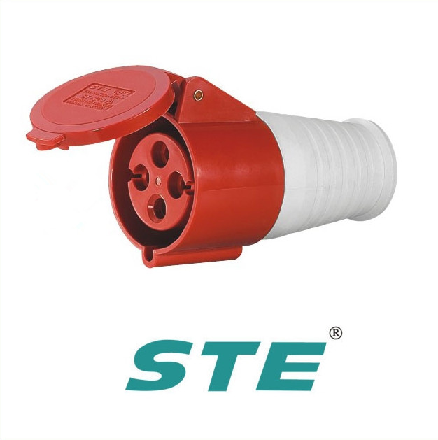 STE牌 三泰工业插头插座32A三相四线连接器ST-224藉合器