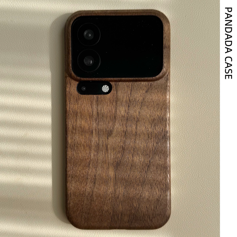 Dark Wood Grain iPhone Case