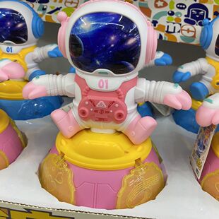 儿童电动宇宙探索队玩具声光音乐舞蹈炫酷太空鸭炫丽甜心QB-15246