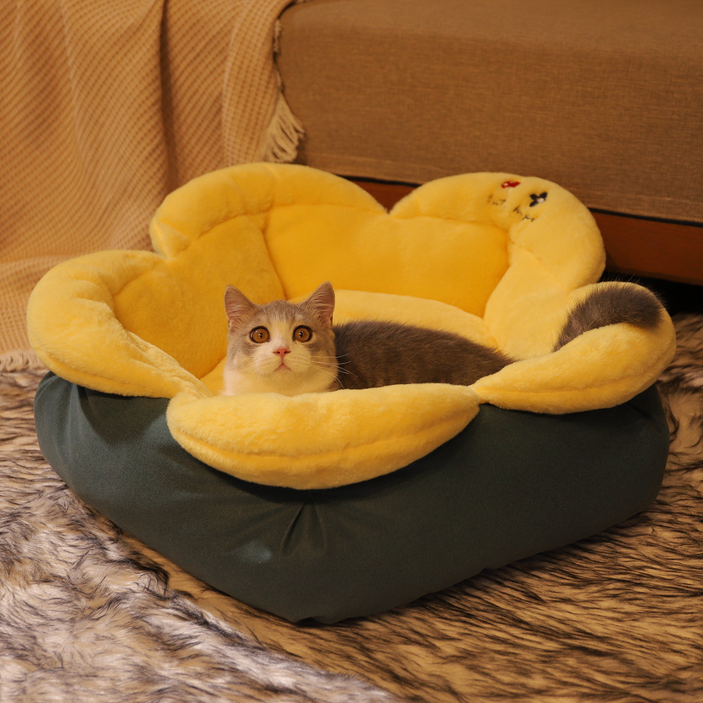 고양이 둥지 겨울 따뜻한 고양이 텐트 새끼 고양이를 위한 보편적인 텐트 작은 우유 고양이 고양이 매트 겨울 귀여운 애완 동물 침낭