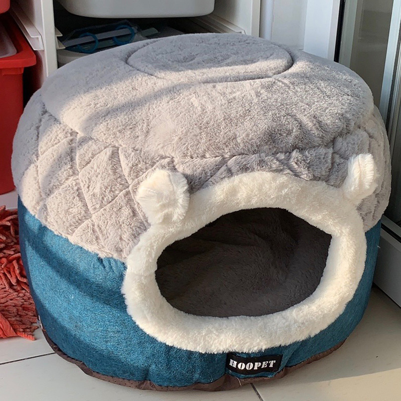 猫窝冬季保暖冬天半封闭式