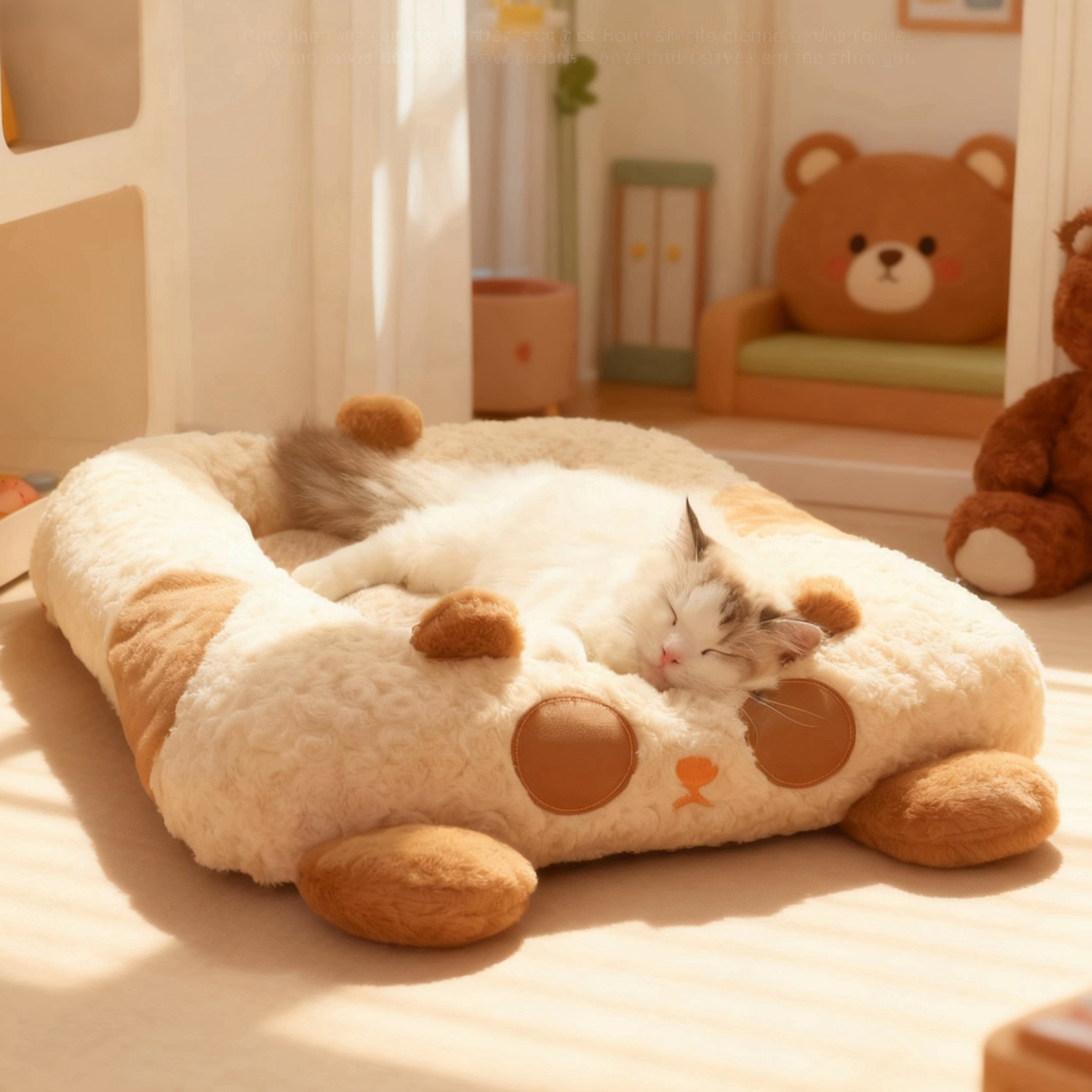 猫窝冬季保暖加厚猫垫子四季通用狗窝冬天猫床睡觉用猫咪沙发睡垫