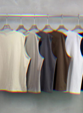 Artiemaster纯棉重磅潮牌运动百搭背心340g休闲男女同款夏季宽松