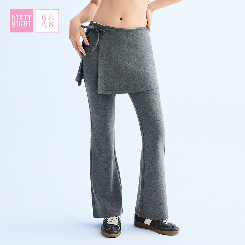 6IXTY8IGHT 68女装可拆式裹身连喇叭休闲裤修身显腿长裤子时尚,女装/女士精品,牛仔裤,淘宝优惠券,粉丝福利购,淘宝优惠卷