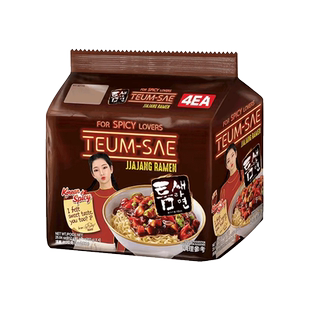 韩国进口八道极地辣味炸酱面韩式辣杂酱面干拌面方便速食炸酱拌面