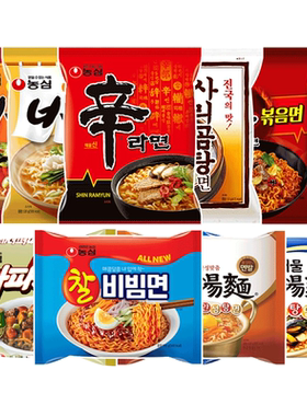 农心韩国进口辣味方便面