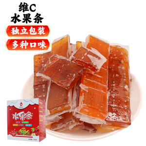 山楂片维C水果条零食品鲜果丹皮果肉蜜饯独立包装18g*30条/盒